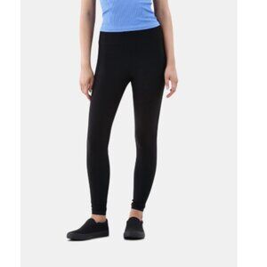 No Boundaries Faux Sueded Ankle Leggings – Black Soot, Size L–XL